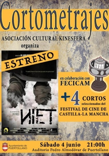 Noche de cortometrajes en el Auditorio de Puertollano en la Muestra de Kinesfera