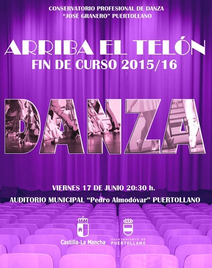 Las alumnas del Conservatorio de Danza de Puertollano terminan el curso con la representación de Arriba el Telón