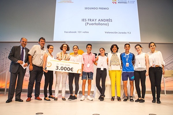 Segundo premio para el IES de Puertollano Fray Andr&eacute;s en el II Campeonato de Energ&iacute;a con Conciencia