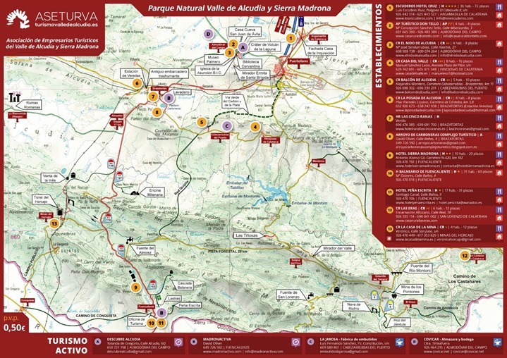 Mapa comarcal localizador ASETURVA