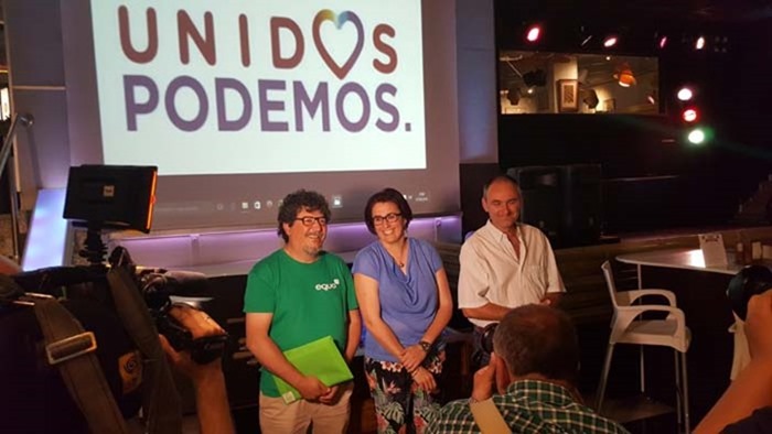 Unidos Podemos presenta su candidatura