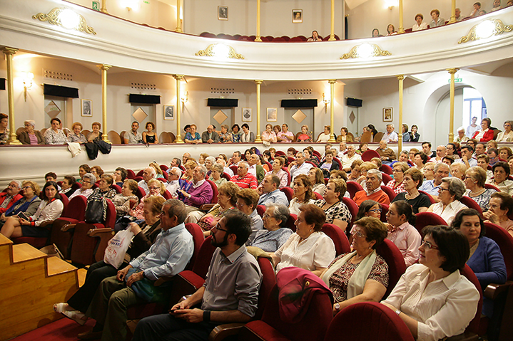 Parte del público que presenció las sucesivas representaciones.