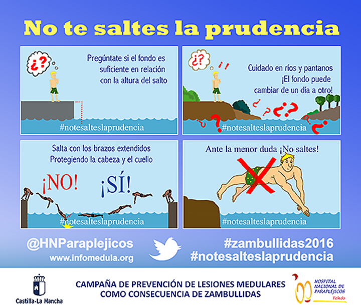 Díptico informativo de la campaña