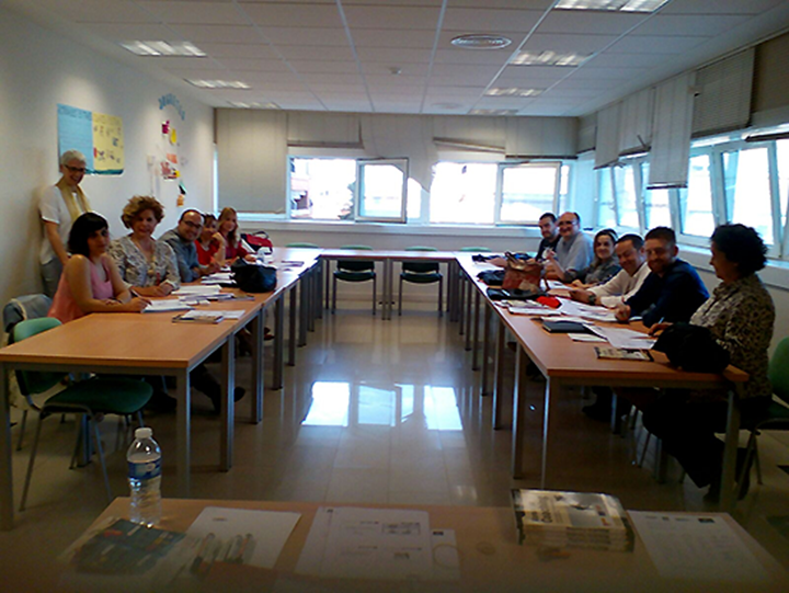 Asistentes a la presentación de los cursos, esta mañana en Ciudad Real