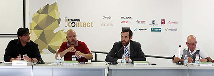 Un momento de la mesa redonda "Las tencencias del mercado del vino", celebrada hoy en FENAVIN Contact 2.016