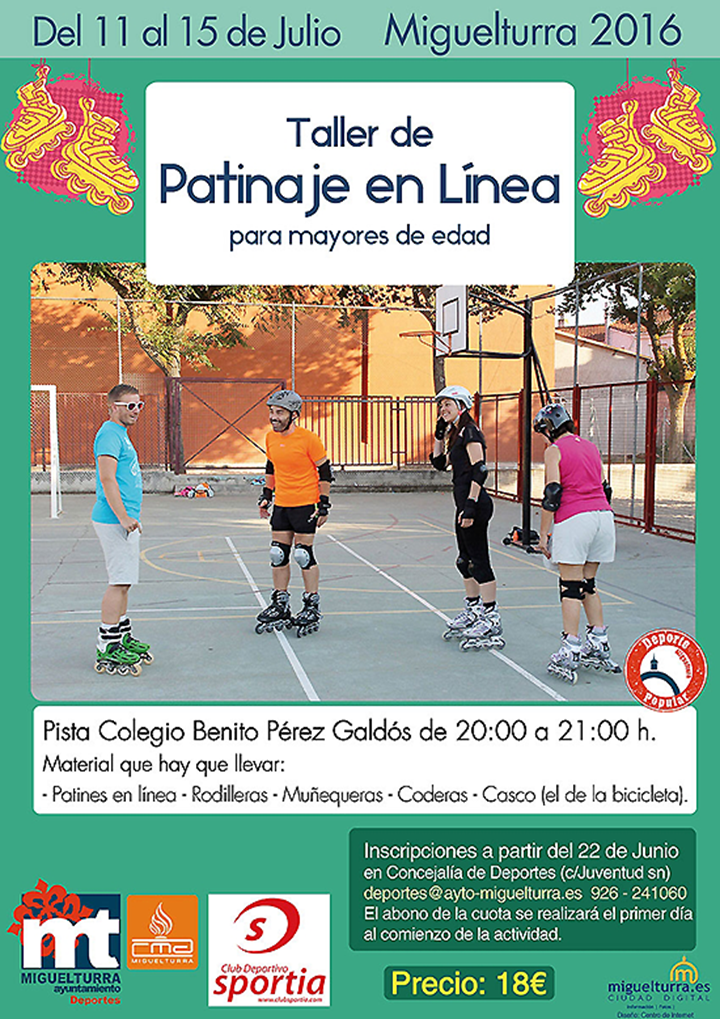 Cartel promocional del taller