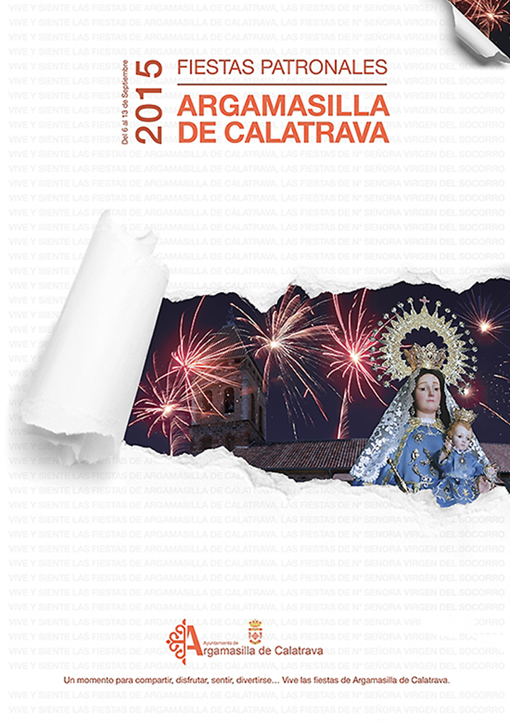 Cartel anucnciador de las fiestas que gan&oacute; el a&ntilde;o pasado