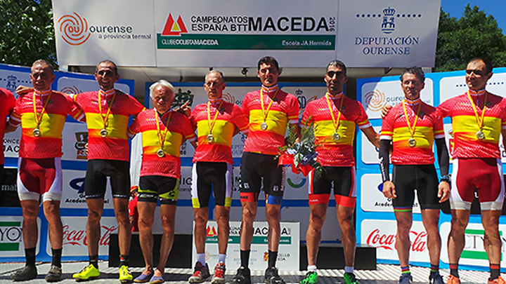 Foto de archivo de uno de los podiums del campeonato