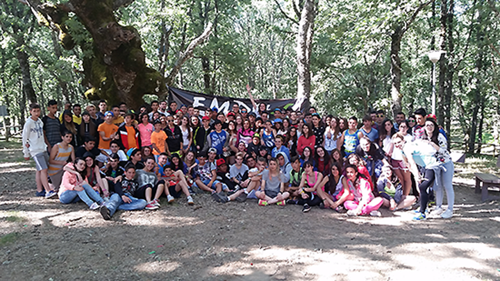 Foto de archivo de los participantes en el programa