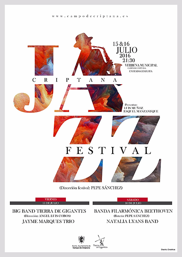 Cartel promocional del festival de Jazz