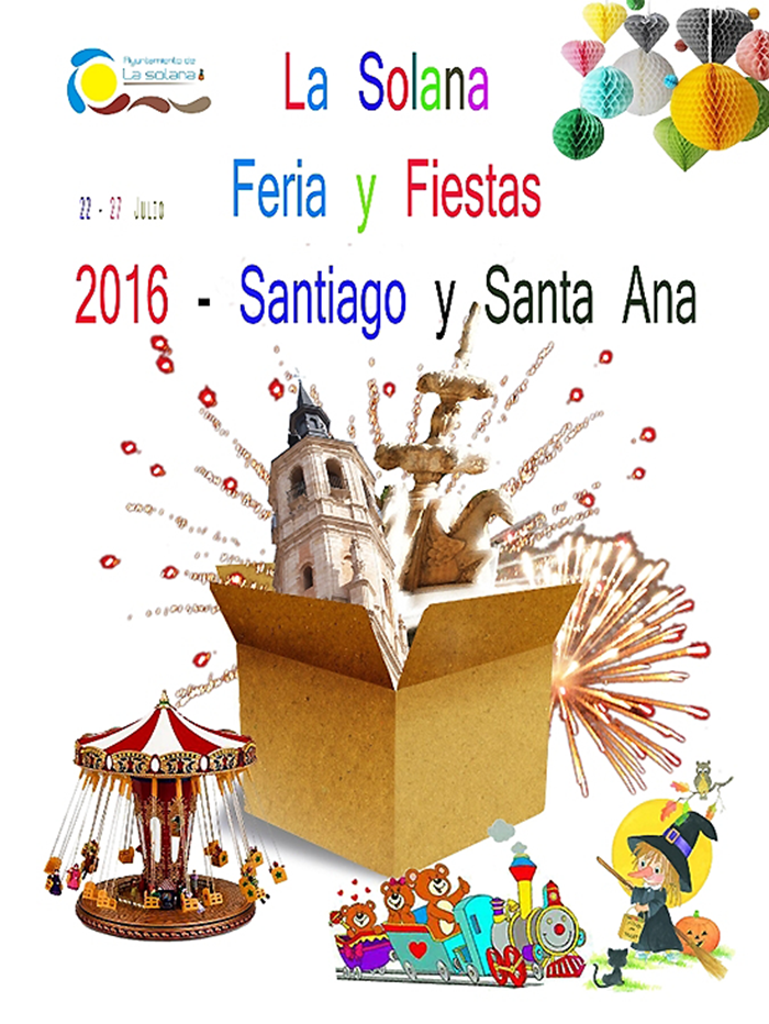 Cartel anuciador de las fiestas de La Solana