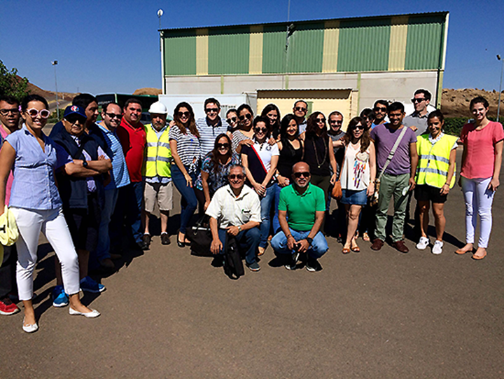 Los alumnos han visitado las instalaciones del Consorcio de Residuos Sólidos de Ciudad Real en Almagro