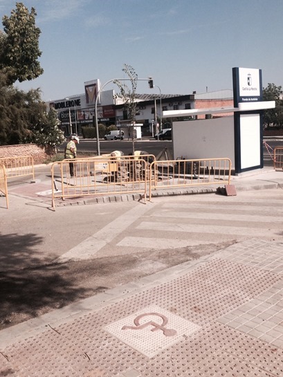Adaptación accesos parada bus Torralba - segadores