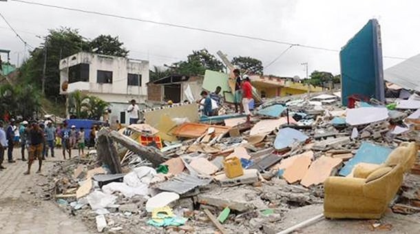 Una de las terribles imágenes que dejó el terremoto del pasado mes de abril.