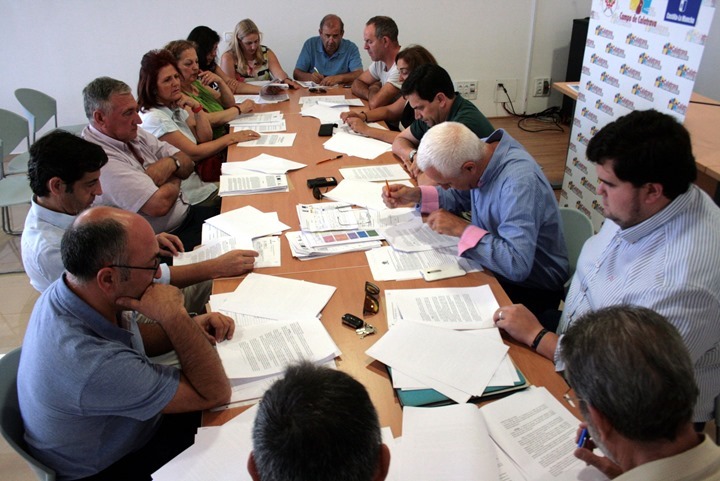 REunion Junta Directiva Asociación Campo Calatrava en Almagro