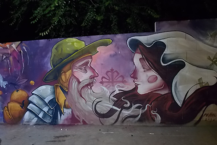 Trabajo del graffitero almeriense, residente en Dinamarca, Isaak Matarín, “Malakkai“, ganador del concurso