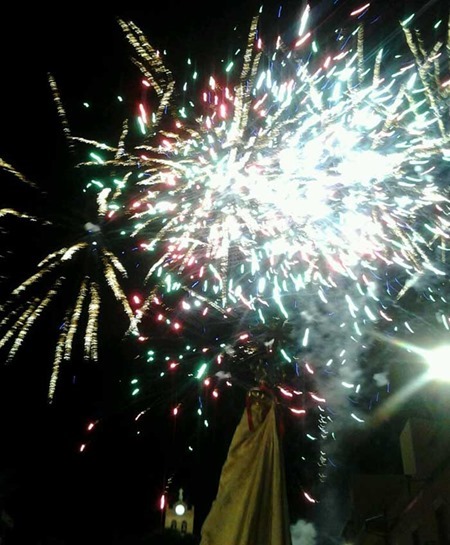 0 Final de los fuegos artificiales en Aldea del Rey