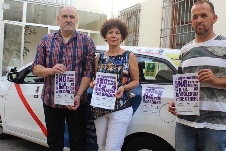Carmen Pimenta campaña taxis contra violencia genero 1