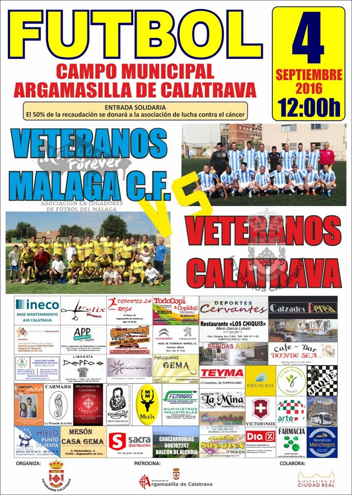 Cartel de la convocatoria deportiva y solidaria