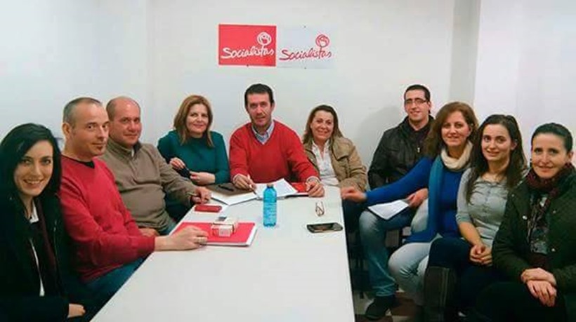 IMAGEN DE ARCHIVO DE LA EJECUTIVA SOCIALISTA DE VILLARRUBIA DE LOS OJOS