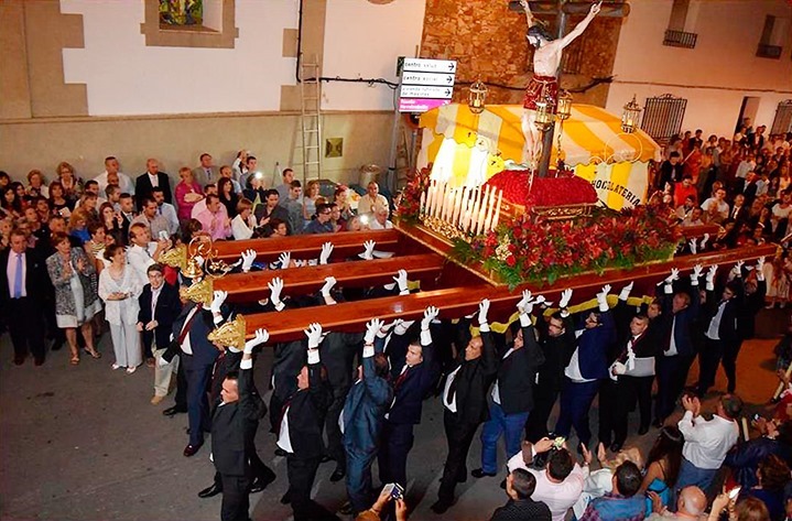 Procesión septembrina del Cristo de Orense en Brazatortas