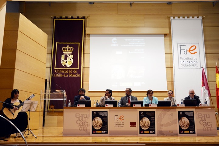 inauguración congreso Las músicas de Cervantes