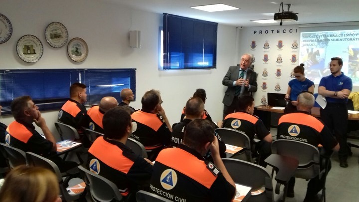 Francisco Perez en curso Proteccion Civil