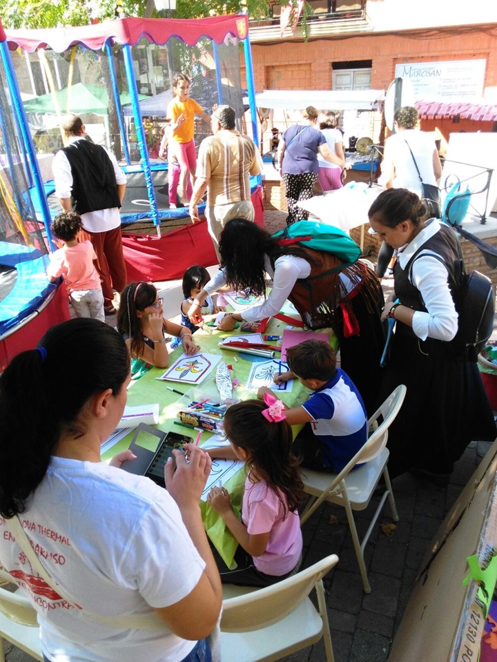 fiestas virgen, actividades niños