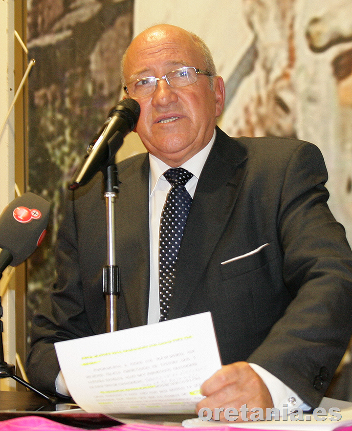 Carmelo García, presidente del Club Taurino 'Almodóvar'.
