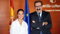 La alcaldesa de Ciudad Real Pilar Zamora se reúne con el consejero de Sanidad Jesús Fernández