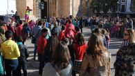 Más de 300 escolares celebraron en la Plaza de España el Día Internacional de los Derechos del Niño