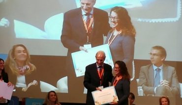 Sara Martínez recoge el premio del VIII Certamen de Buenas Prácticas de UNICEF España entregado en Ciudad Real