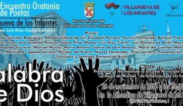 Una veintena de autores de la provincia se suman el 26 de noviembre al VIII Encuentro ‘Oretania’ de Poetas que va a acoger la Alhóndiga infanteña