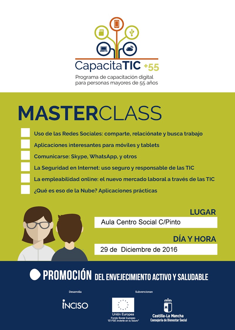 Cartel de la masterclass 