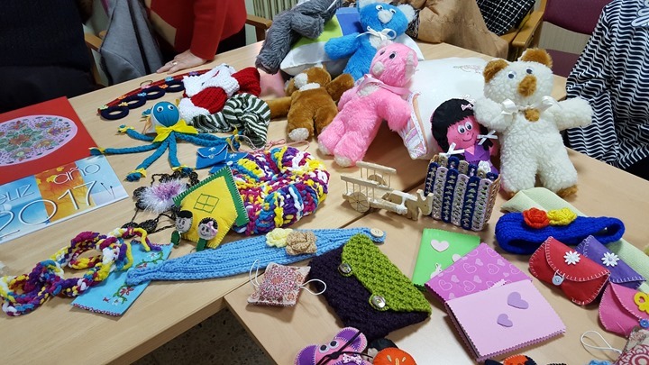 Mercadillo del trueque, muestra de productos