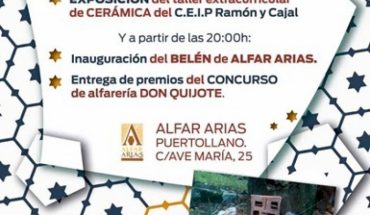 El tradicional Belén del Alfar Arias de Puertollano podrá visitarse a partir de mañana 23 de diciembre
