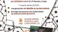 El tradicional Belén del centro alfarero Alfar Arias podrá visitarse a partir de mañana 23 de diciembre