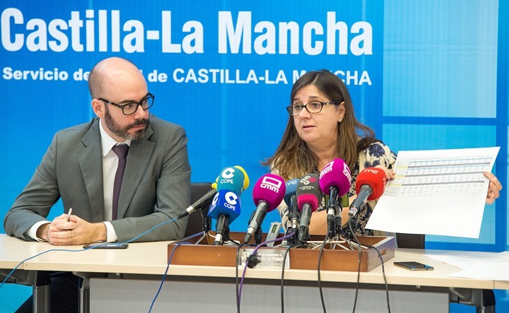 Toledo, 11-01-2017.- La directora gerente del SESCAM, Regina Leal, informa en rueda de prensa sobre el Plan de Alta Frecuentación por la Gripe, en la sede del Servicio de Salud de Castilla-La Mancha, en Toledo. (Foto: Carlos Monroy // JCCM)