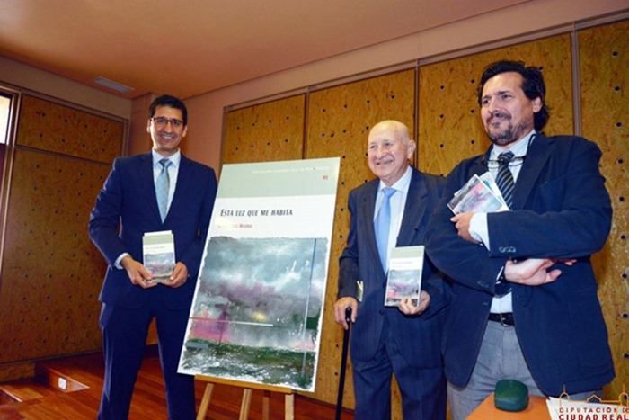 Foto de archivo de José Manuel Caballero junto a Nicolás del Hierro