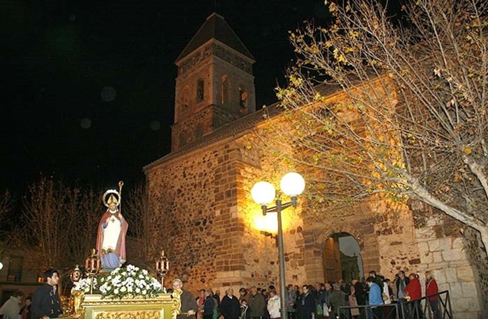 Foto de archivo de la procesión de San Blas