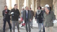 Gregorio visita el inicio de las obras de restauración y consolidación del monasterio San Juan de los Reyes, en Toledo