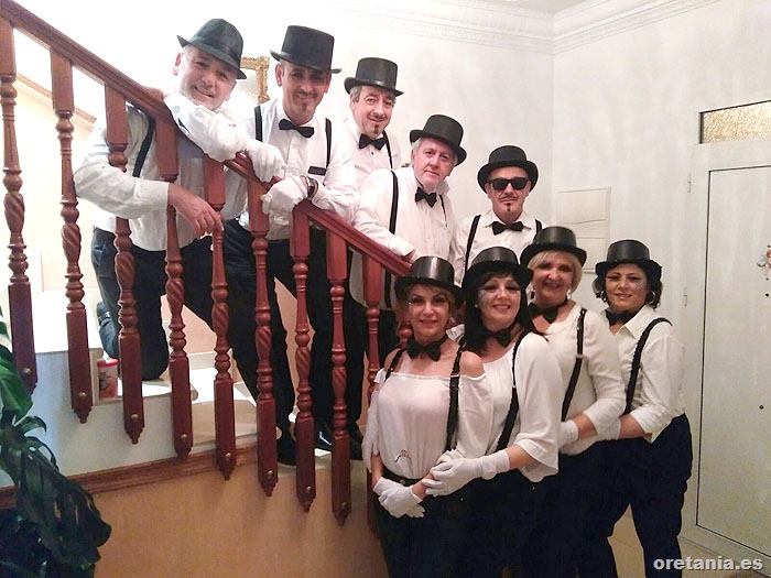 El Maestro Godo 2016, Ventura Huertas junto a su grupo de amigos carnavaleros