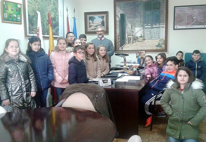 Junto a S&aacute;nchez Ciudad, en su despacho de Alcald&iacute;a