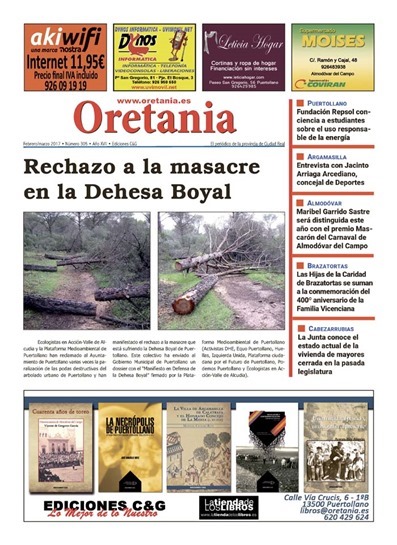 Portada Oretania 305