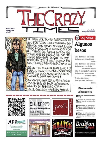 Portada The Crazy Times 34