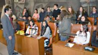 Alumnos del IES Doña Berenguela de Bolaños realizan una visita cultural a la Diputación