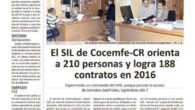 Balance de empleo y perspectivas para el año 2017 entre los contenidos más destacados del periódico COCEMFE ORETANIA del mes de febrero
