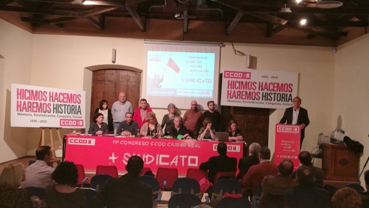 170306 XI Congreso CCOO Ciudad Real Ejecutiva