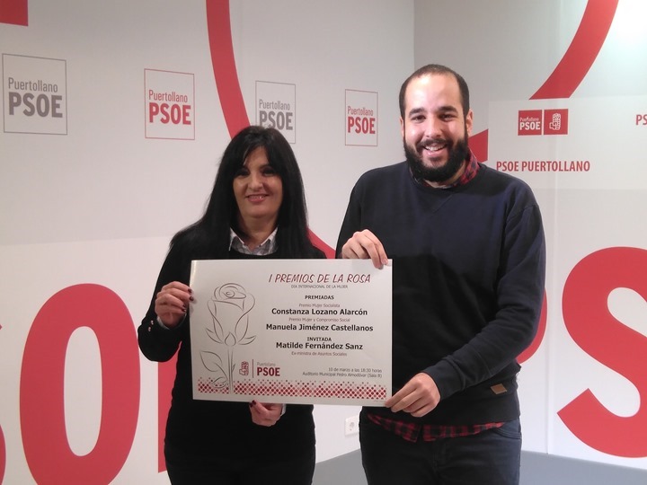 ANA RIVILLA Y MIGUEL GONZALEZ CABALLERO EN LA PRESENTACION DEL ACTO