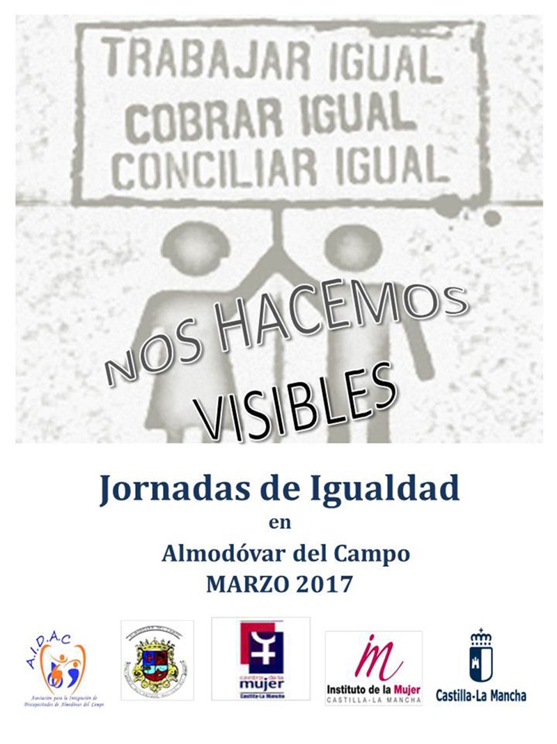 Cartel Jornadas Igualdad 2017 Almodóvar del Campo